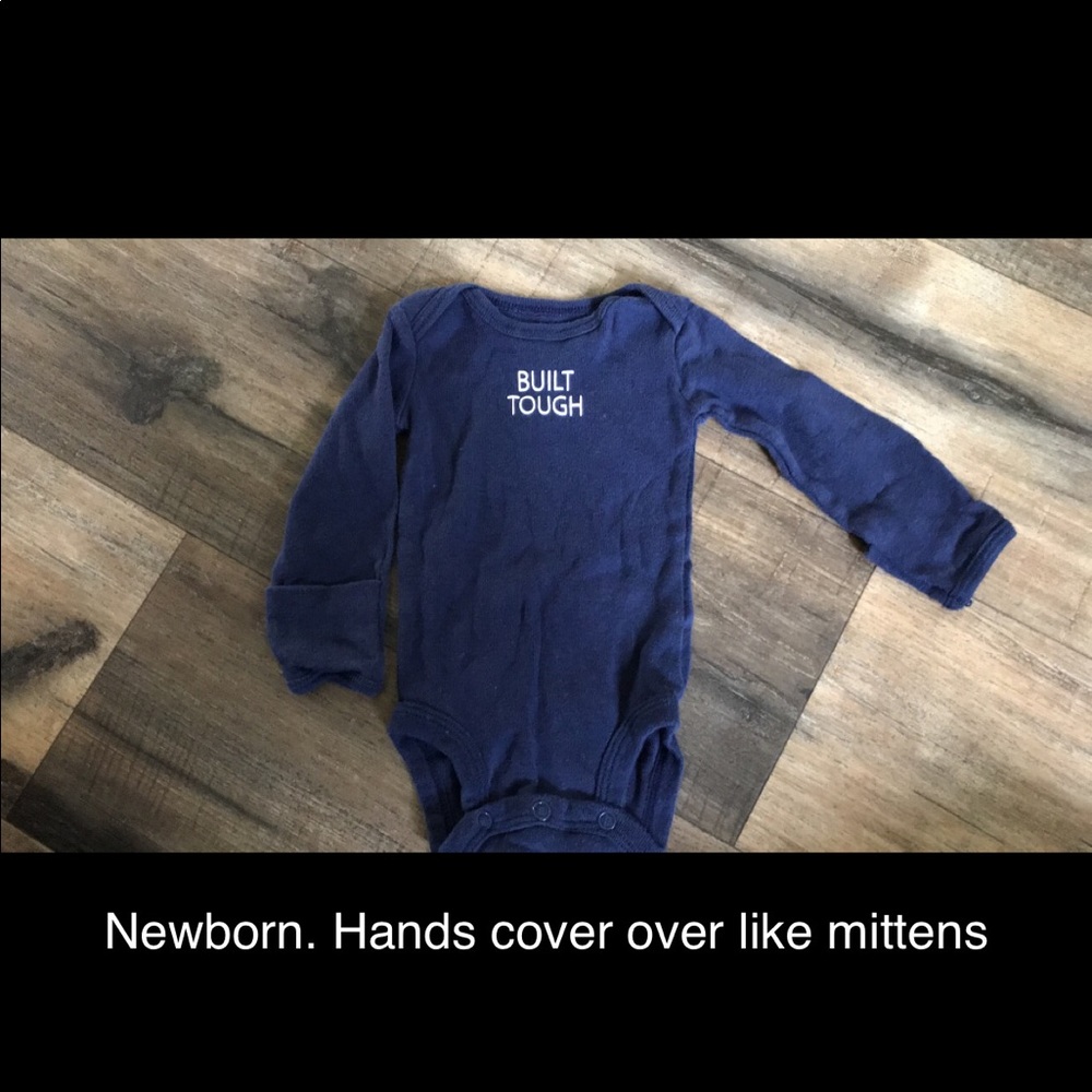 Newborn built tough onesie